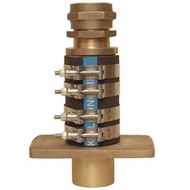 Complete Assembly Rectangular Base Bronze Shaft Logs - Deep Blue Yacht Supply
