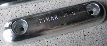CL - 12 Bolt On Drilled Plate Zinc - Deep Blue Yacht Supply