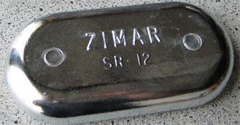 SR - 12 Bolt On Drilled Plate Zinc - Deep Blue Yacht Supply