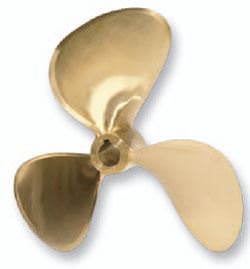 Michigan Dyna Jet 310649 13 x 12 with 1 bore LH propeller - Deep Blue Yacht Supply