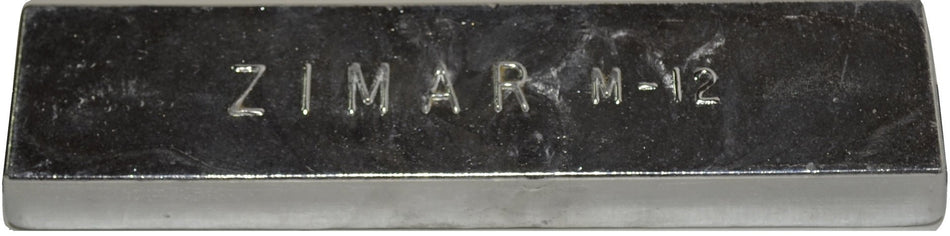 M - 12WS Bolt On Undrilled Plate Zinc - Deep Blue Yacht Supply