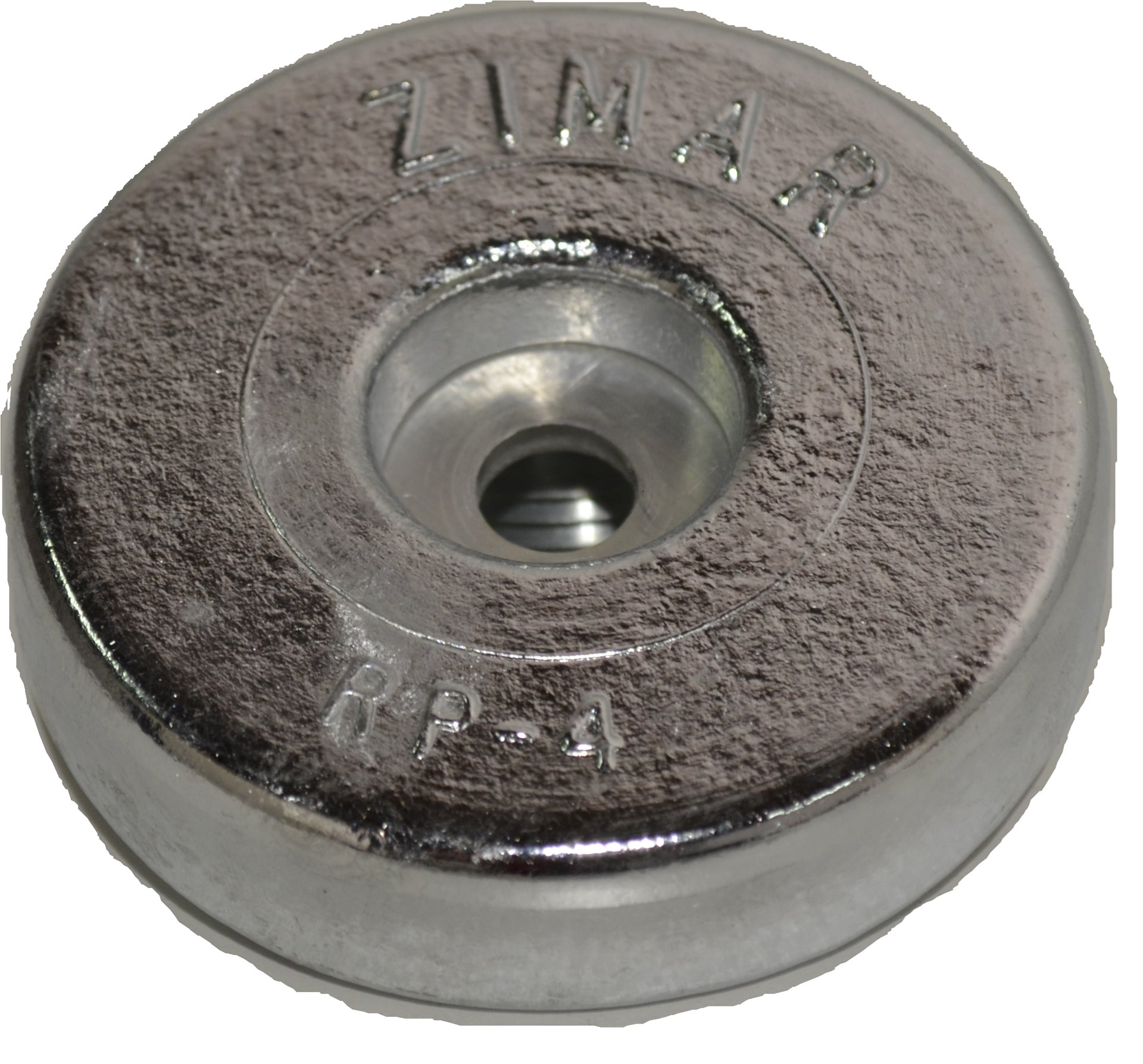 RP - 4 Round Plate Zinc - Deep Blue Yacht Supply