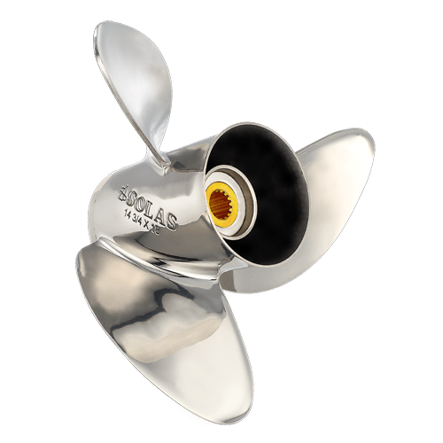 SOLAS HR Titan 14-3/4 x 17 RH 1551-148-17 stainless boat prop