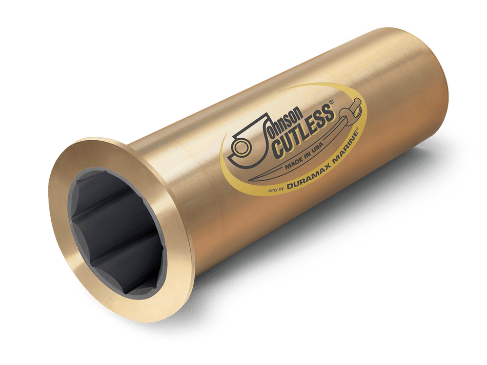 Johnson 6 5/8 inch x 8 1/2 inch FLUTE Flanged Bearing - Deep Blue Yacht Supply