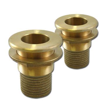 Bronze Thru Hulls with Hose End - Deep Blue Yacht Supply