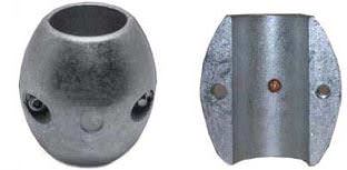 X - 1 Zimar Shaft Zinc Anode 3/4" diameter - Deep Blue Yacht Supply