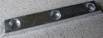 K-15HD Zimar Bolt On Drilled Plate Zinc Anode