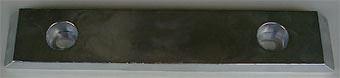 UM - 7 Bolt On Drilled Plate Zinc - Deep Blue Yacht Supply