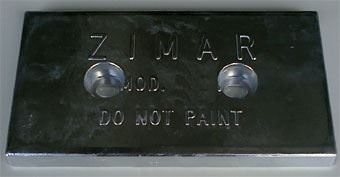UP-5 Zimar Bolt On Drilled Plate Boat Zinc Anode