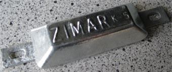 K - 5 Weld On Plate Zinc - Deep Blue Yacht Supply