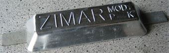 P - 3K Weld On Plate Zinc - Deep Blue Yacht Supply