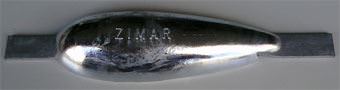 Z - 6 Weld On Plate Zinc - Deep Blue Yacht Supply