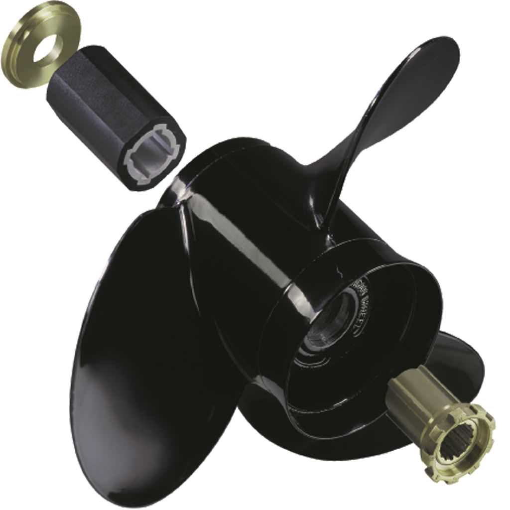 Michigan Wheel Vortex 13" x 21 RH 992216 aluminum boat prop