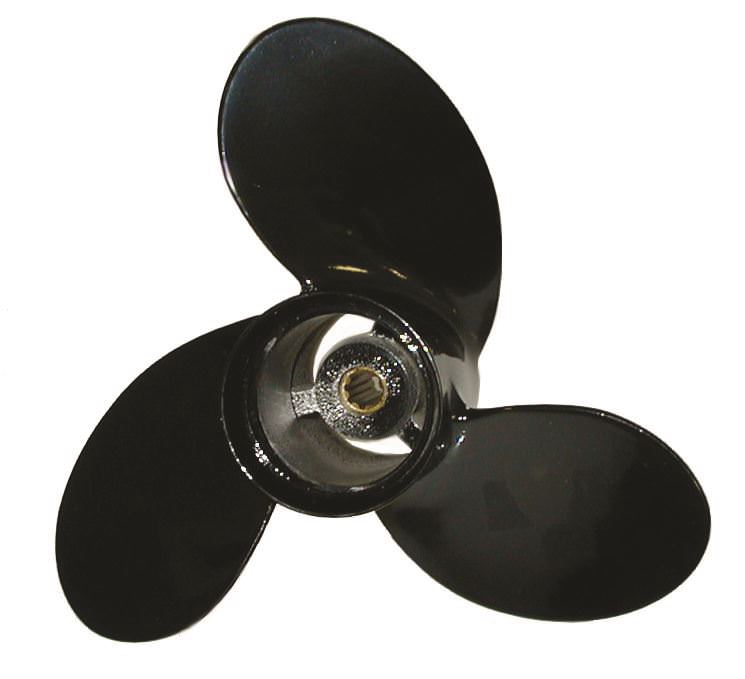 Michigan Match 10 x 9 RH Aluminum 032136 propeller - Deep Blue Yacht Supply