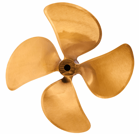 23 inch DQX 4 Blade Nibral Prop - Deep Blue Yacht Supply