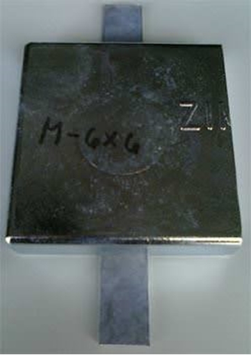 Picture of M-6X6 Weld On Plate Zinc 