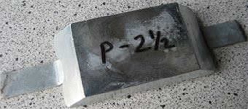 Picture of P-2.5K Weld On Plate Zinc 