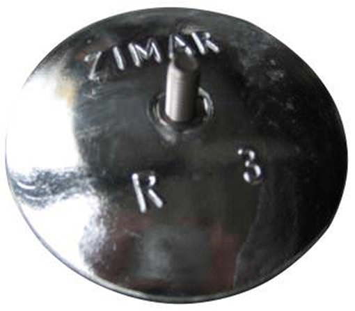 Picture of R-3 3-11/16" Rudder Zinc 