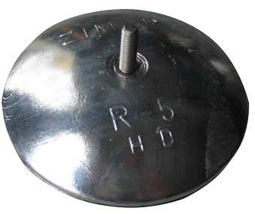 Picture of R-5HD 5-1/16" Rudder Zinc 