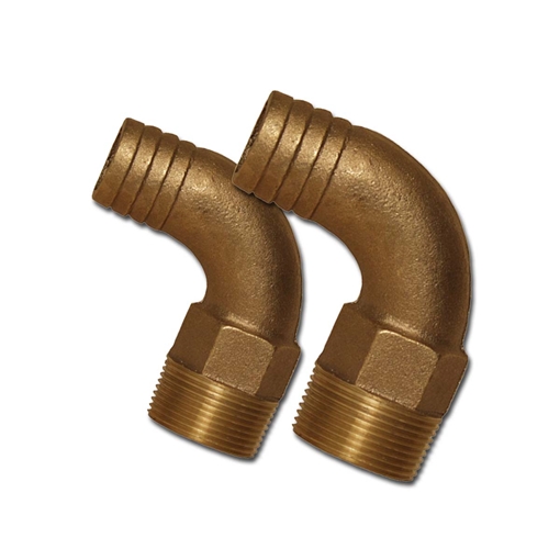 Picture of 00HN75E 90 Degree Bronze Pipe to Hose Adapters