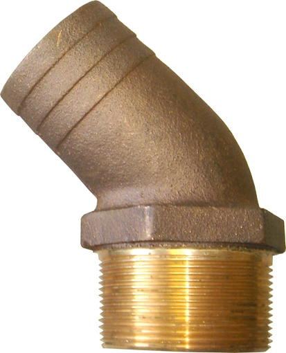 Picture of 00HN20045E 45 degree Bronze Pipe to Hose Adapters