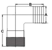 Picture of 60TLS66 Tuff-Lite Nylon Elbows