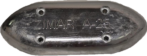 Picture of A-25 Bolt On Drilled Plate Zinc 