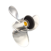 Stainless steel propeller for YAMAHA/HONDA/MERCURY 9.9-15HP 10