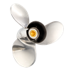 VOLVO AQUAMATIC (LONG HUB) 15 stainless steel propeller